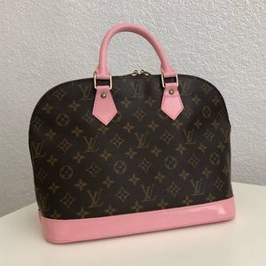 100% Authentic Louis Vuitton Alma PM Purse Pink